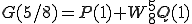  G(5/8) = P(1) + W_8^{5}Q(1) 