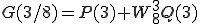  G(3/8) = P(3) + W_8^{3}Q(3) 