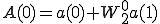  A(0) = a(0) + W_2^{0}a(1) 